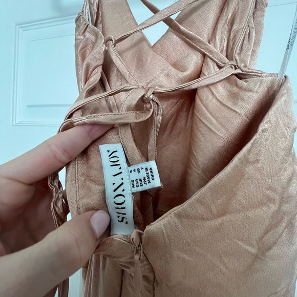 Shona Joy La Lune lace back maxi dress in desert rose - Picture 7 of 7